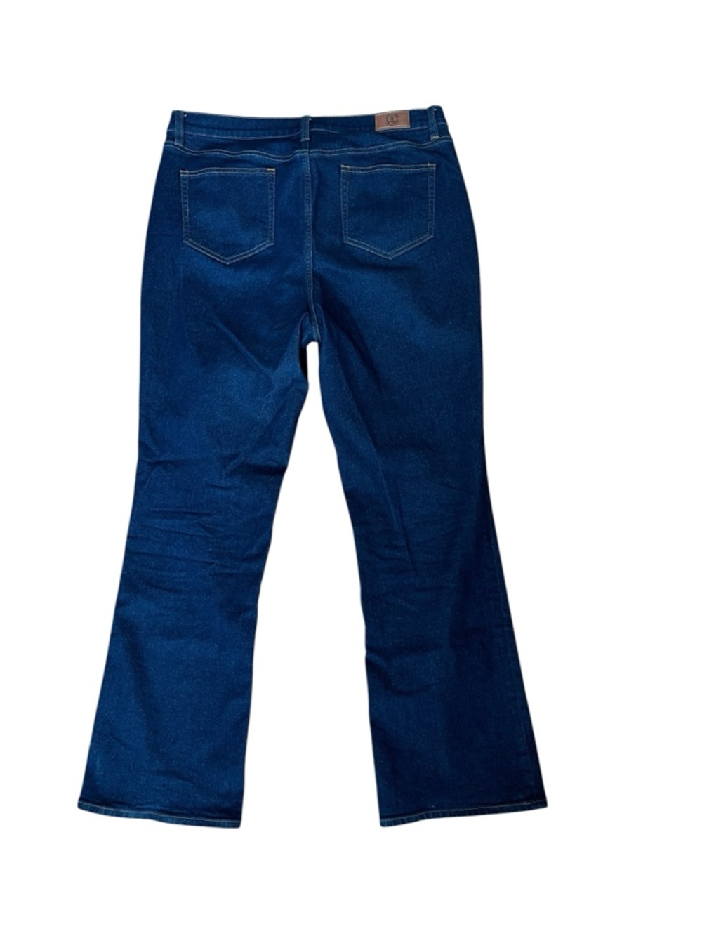 LANDS' END Women's 18 Dark Blue Bootcut Jeans - Picture 3 of 7